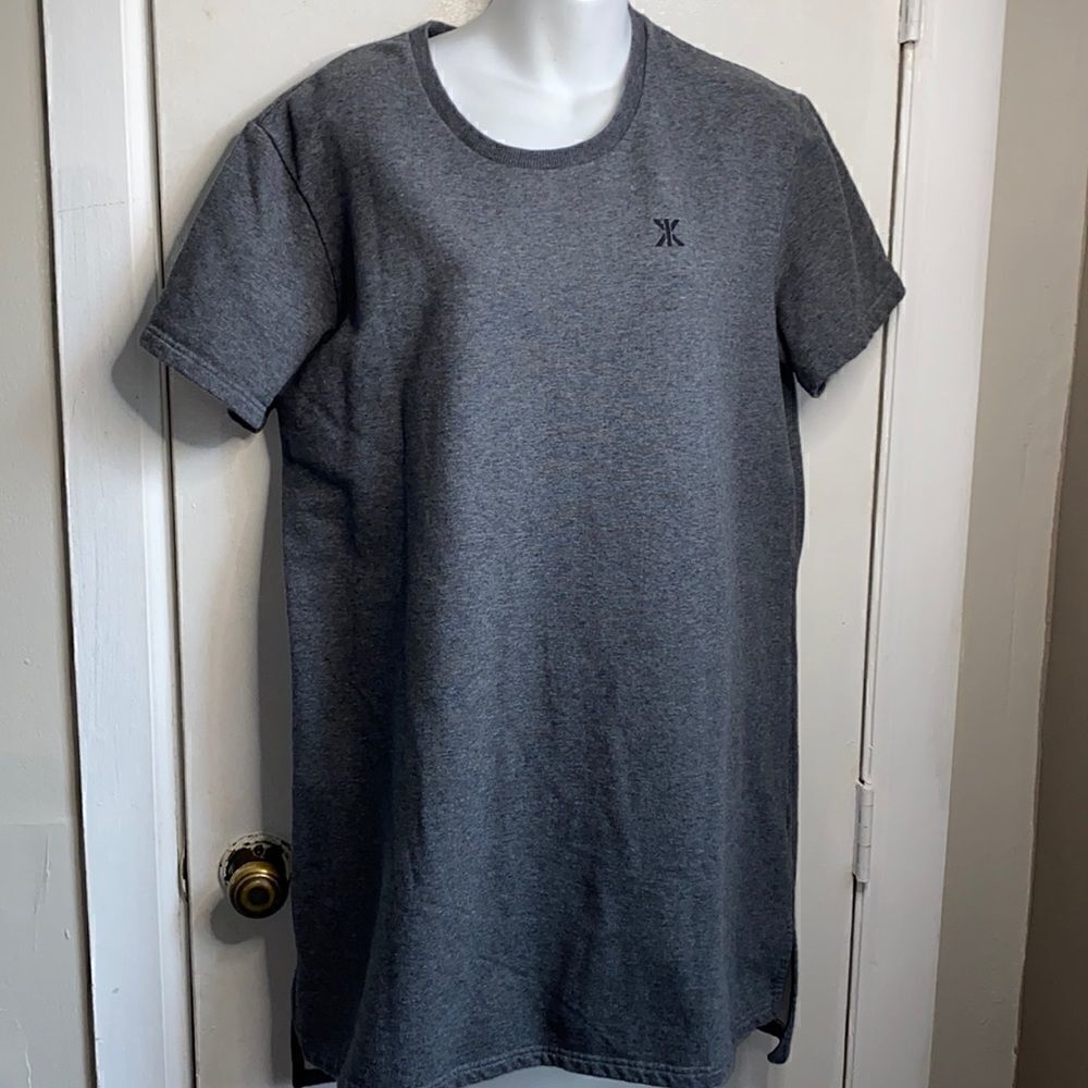 ONE PIECE Grey Terry Shift Dress-L